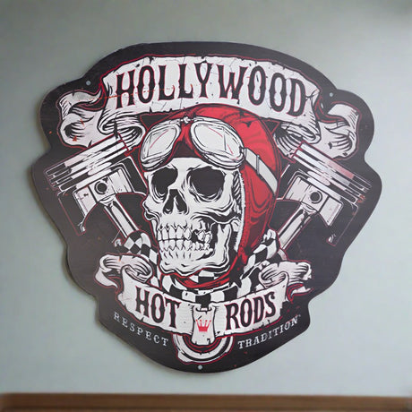 Decorative Plaque for Barber Shop or Tattoo Salon N175 'Hollywood'