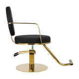 Gabbiano Hairdressing Chair Arras Black Gold