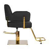 GABBIANO HAIRDRESSING CHAIR LINZ GOLD BLACK