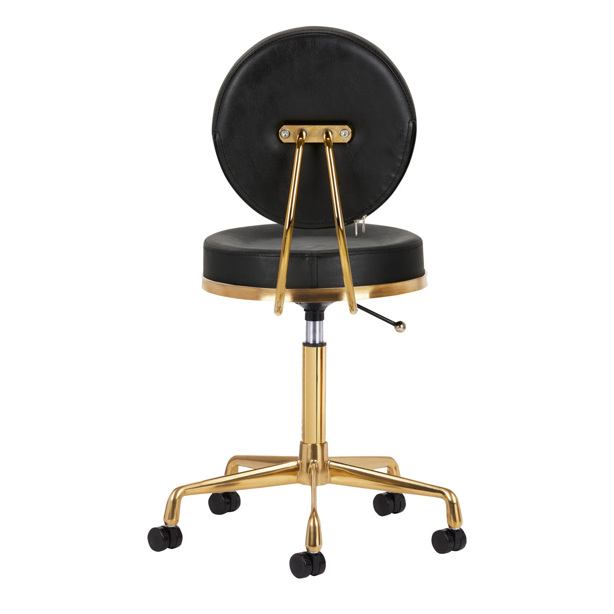 ACTIVESHOP COSMETIC STOOL H5 GOLD BLACK