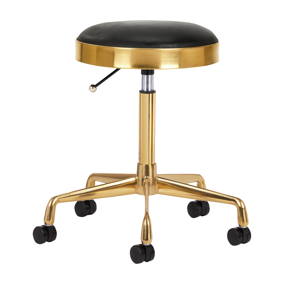 ActiveShop Cosmetic Stool H7 Gold Black