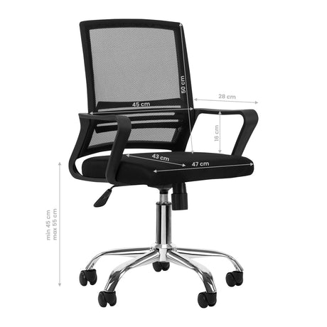 ActiveShop Office / Manicure Chair QS-03 Black