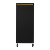 Gabbiano Hairdressing Trolley Assistant Solo Gold – Black