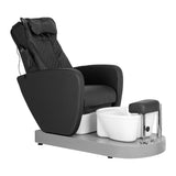 SPA PEDICURE CHAIR AZZURRO 016C WITH HYDROMASSAGE BLACK