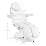 COSMETIC CHAIR ELECTR. SILLON BASIC PEDI 3 ACT. WHITE