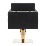 Gabbiano Hairdressing Chair Toledo Gold Black