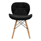 4Rico Cosmetic chair QS-186 black velvet