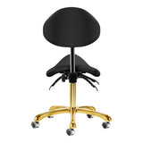 Giovanni Cosmetic Stool 1004 Gold Black
