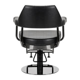 Gabbiano hairdressing chair Granda black