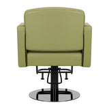 Hairdressing chair Gabbiano Turyn green black