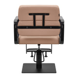 Gabbiano Porto-BM Hairdressing Chair Black & Beige
