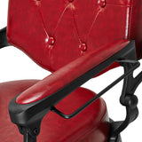 Gabbiano Barber Chair President Red
