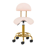 ActiveShop Cosmetic Stool 6001-G Gold – Pink