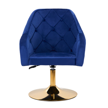 4Rico Swivel Chair QS-BL14G Navy Blue