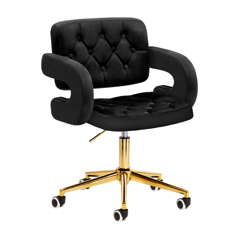 4Rico QS-OF213G Salon Chair Black
