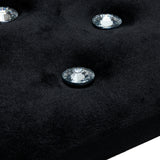 Momo Diamond Manicure Hand Rest Velour Black