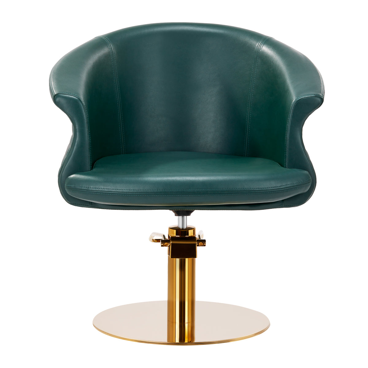Gabbiano Hairdressing Chair Wersal Gold Bottle Green
