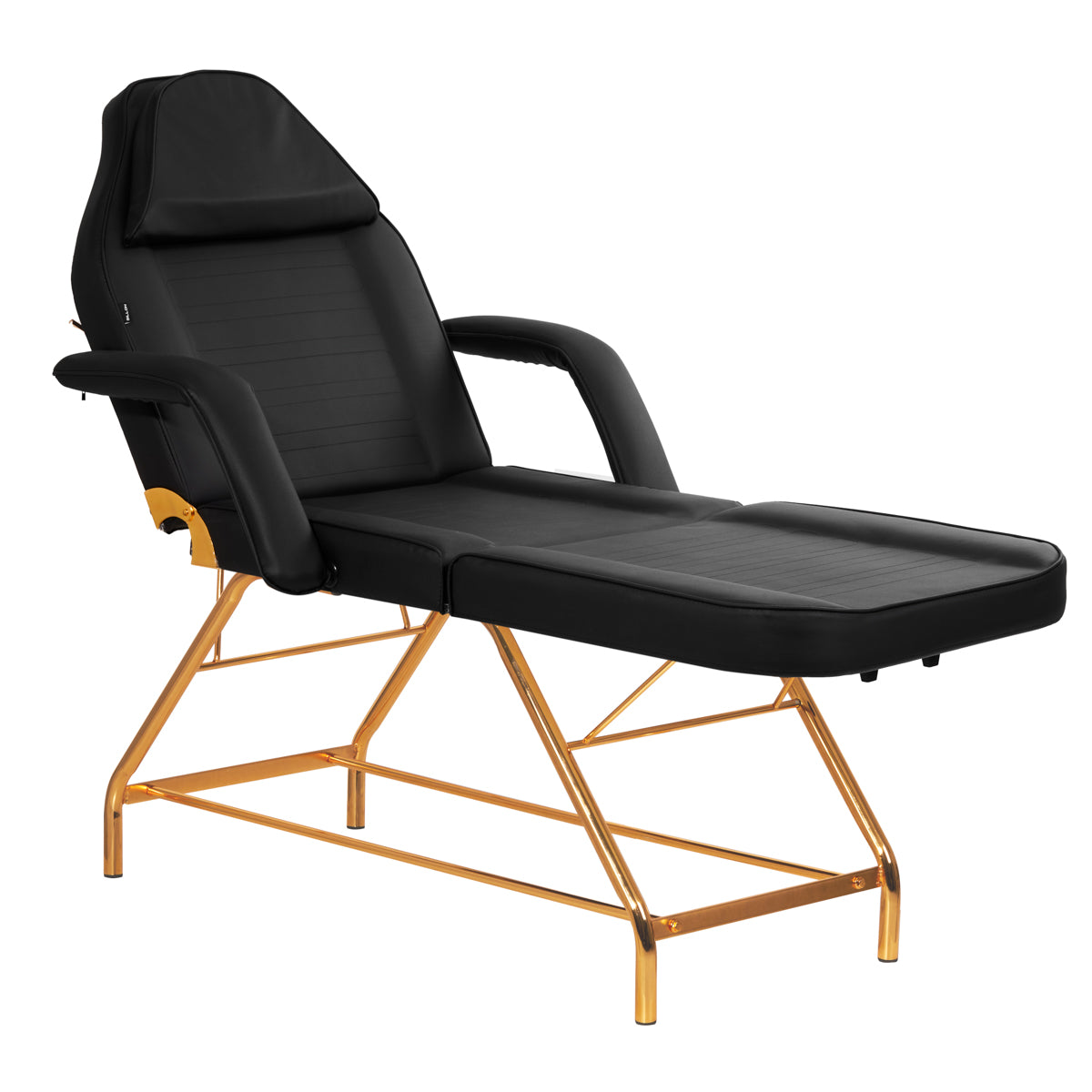 Sillon Beauty Salon Chair 211 Gold Pro Black