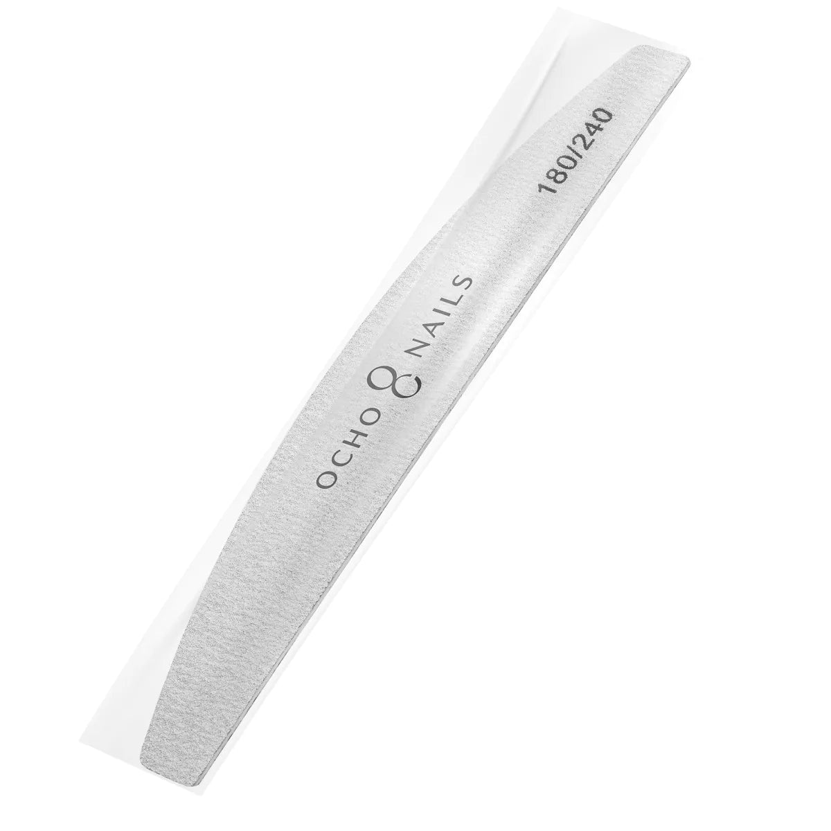 Ocho Nails Half-Moon Nail File 180/240 Safe Pack