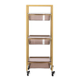 Beauty Trolley / Helper 93 Gold on Wheels