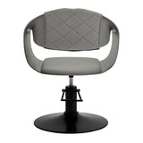 Hair System Halo Hairdressing Chair Grey & Black