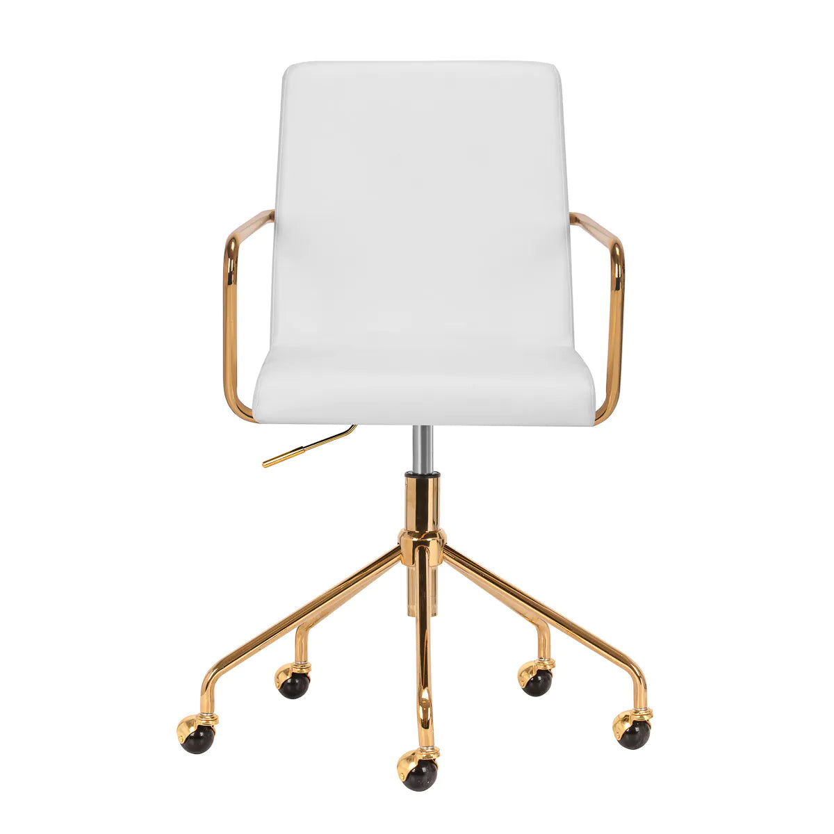 ACTIVESHOP Cosmetic Chair QS-OF211G Gold Light Grey