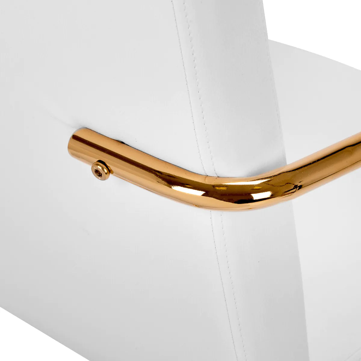 ACTIVESHOP Cosmetic Chair QS-OF211G Gold Light Grey