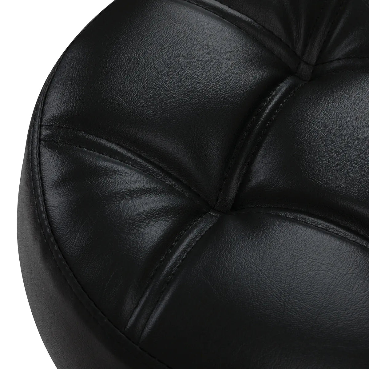 Gabbiano Hairdressing Stool D054 Black with Black Base
