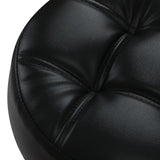 Gabbiano Hairdressing Stool D054 Black with Black Base