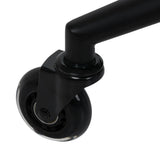 Gabbiano Hairdressing Stool D054 Black with Black Base