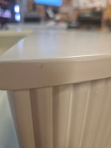 OUTLET Manufakturo Averne Reception Desk - Sleek & Modern Design with LED Creamy 100CM