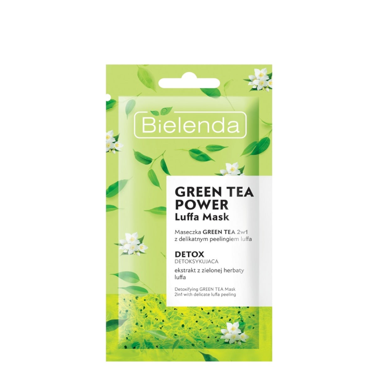 Bielenda Luffa Mask Detoxifying Green Tea Face Mask 2in1