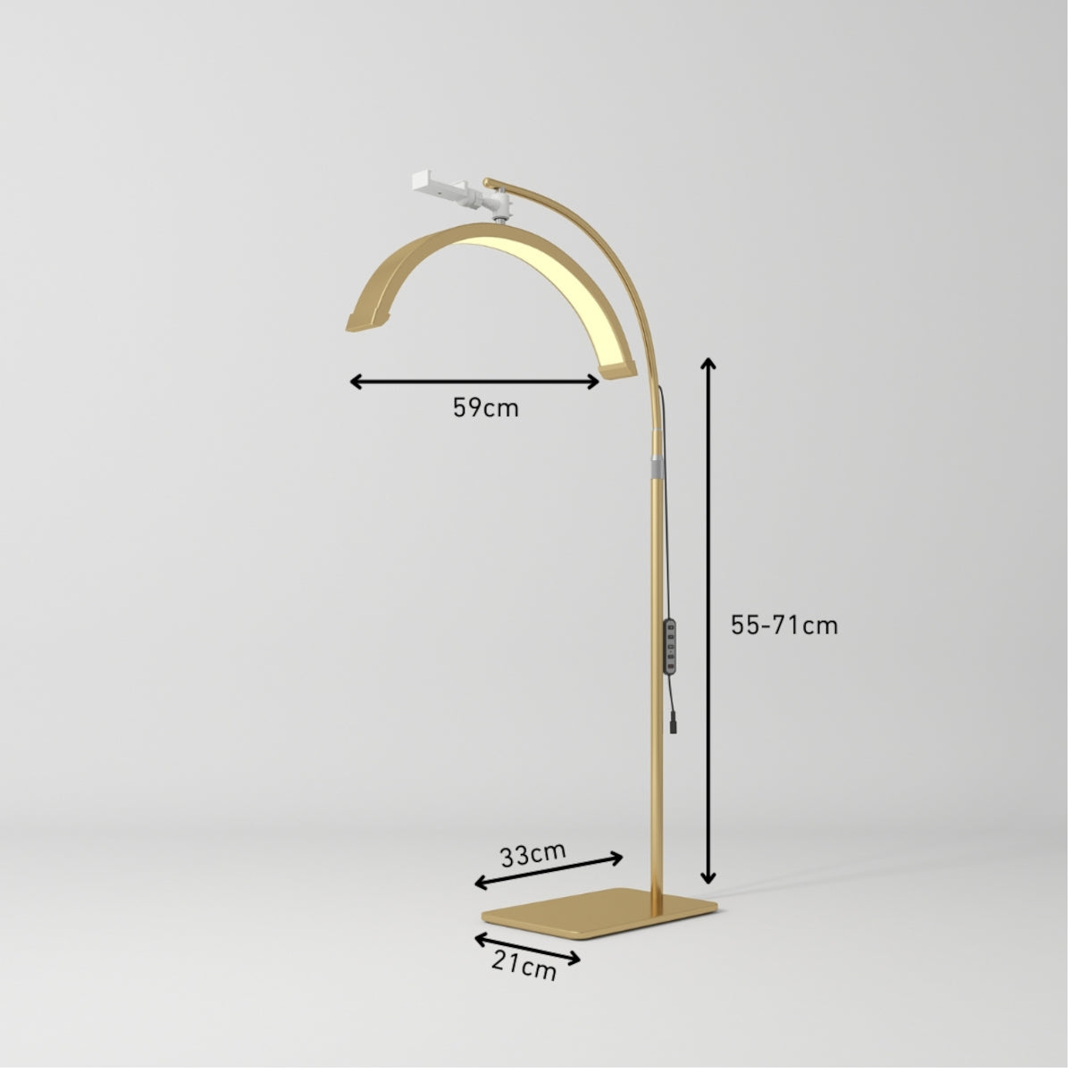 Manufakturo Beauty Lash LED Moonlight - Adjustable Colour Temp & Intensity Gold