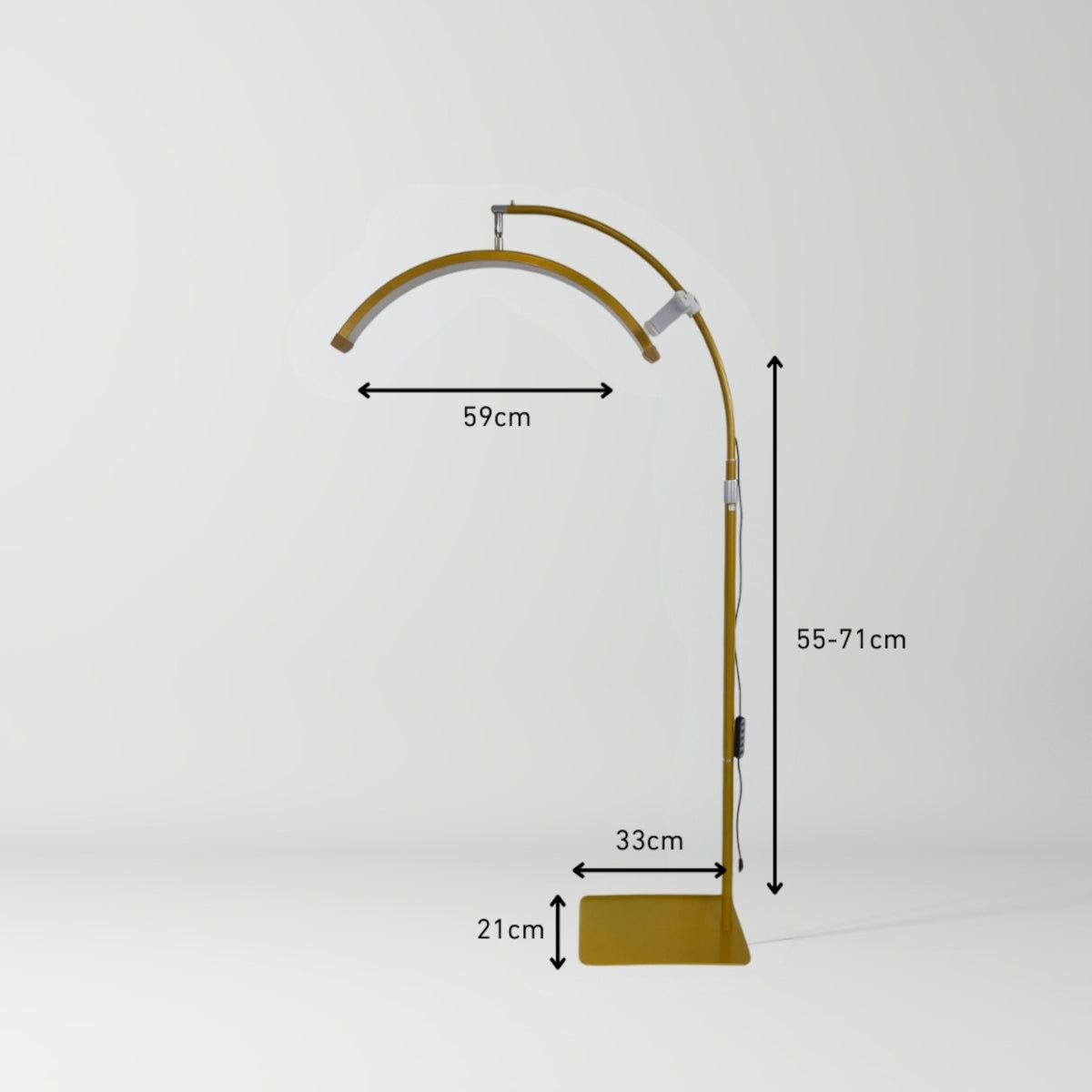 Manufakturo Beauty Lash LED Moonlight - Adjustable Colour Temp & Intensity Mustard Gold