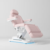 Manufakturo Éclat Salon Beauty Bed with Footrest Controls Light Pink