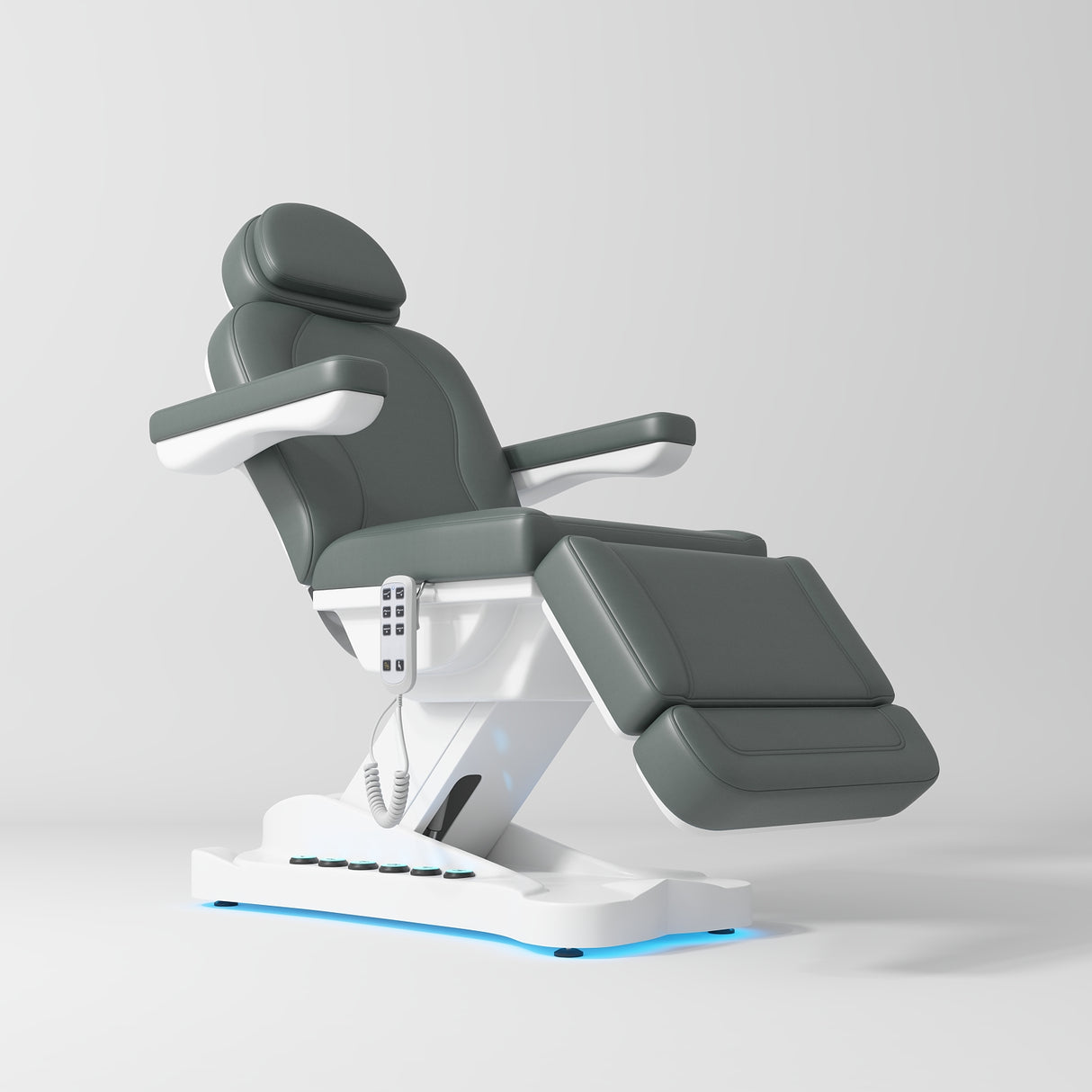 Manufakturo Éclat Salon Beauty Bed with Footrest Controls Navy