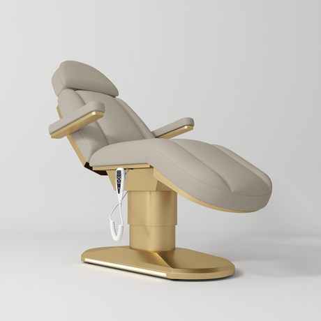 Manufakturo Étoile Stone Taupe The Complete Studio Set - Beauty Bed, Chair, Moonlight & Trolley