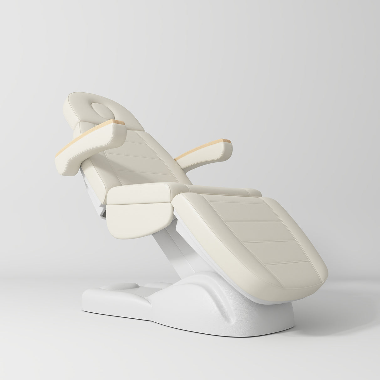 Manufakturo Grace Creamy The Complete Salon Set - Beauty Bed, Chair, Moonlight & Trolley