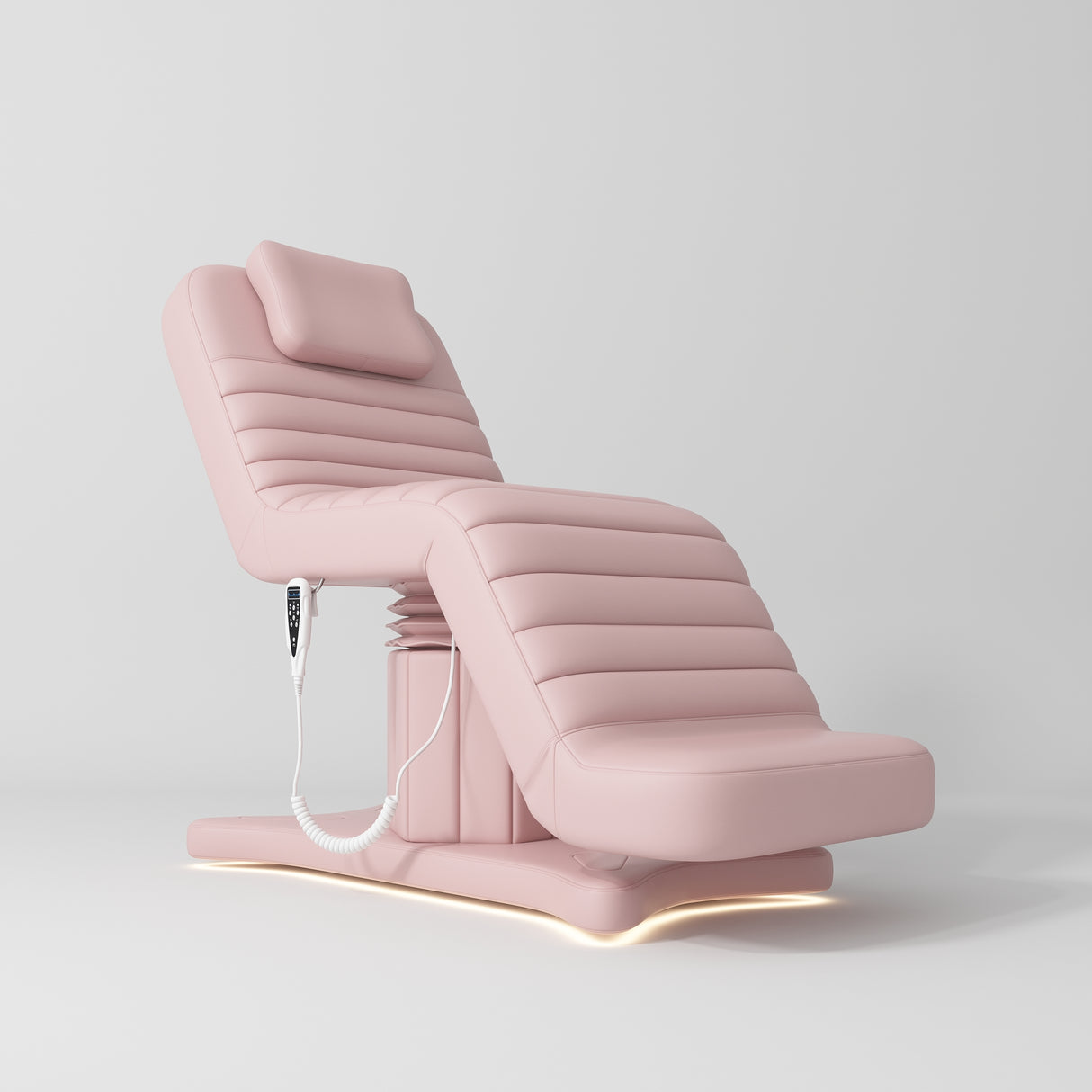 Manufakturo Grandeur Electric Lash Beauty Bed - 3 Motors Bare Blush