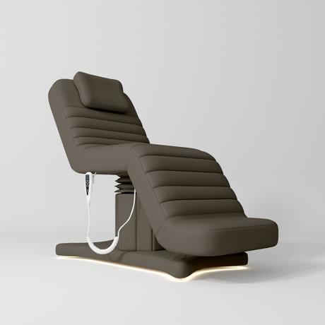 Manufakturo Grandeur Cocoa Mocha The Complete Studio Set - Beauty Bed, Chair, Moonlight & Trolley