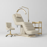 Manufakturo Grandeur Light Brown The Complete Studio Set - Beauty Bed, Chair, Moonlight & Trolley