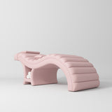 Manufakturo Luxe Eyelash Bed – Contoured Spa Couch with Towel Storage Bare Blush