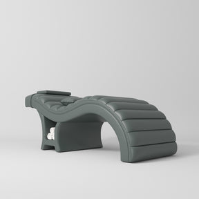 Manufakturo Luxe Eyelash Bed – Contoured Spa Couch with Towel Storage Navy