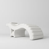 Manufakturo Luxe Eyelash Bed – Contoured Spa Couch with Towel Storage White
