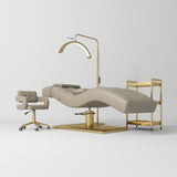 Manufakturo Prestige Brown The Complete Studio Set - Lash Bed, Chair, Moonlight & Trolley