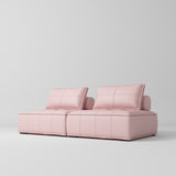 Manufakturo Rhéa Luxury Boutique Sofa with Soft Upholstery for Salon Waiting Area Bare Blush
