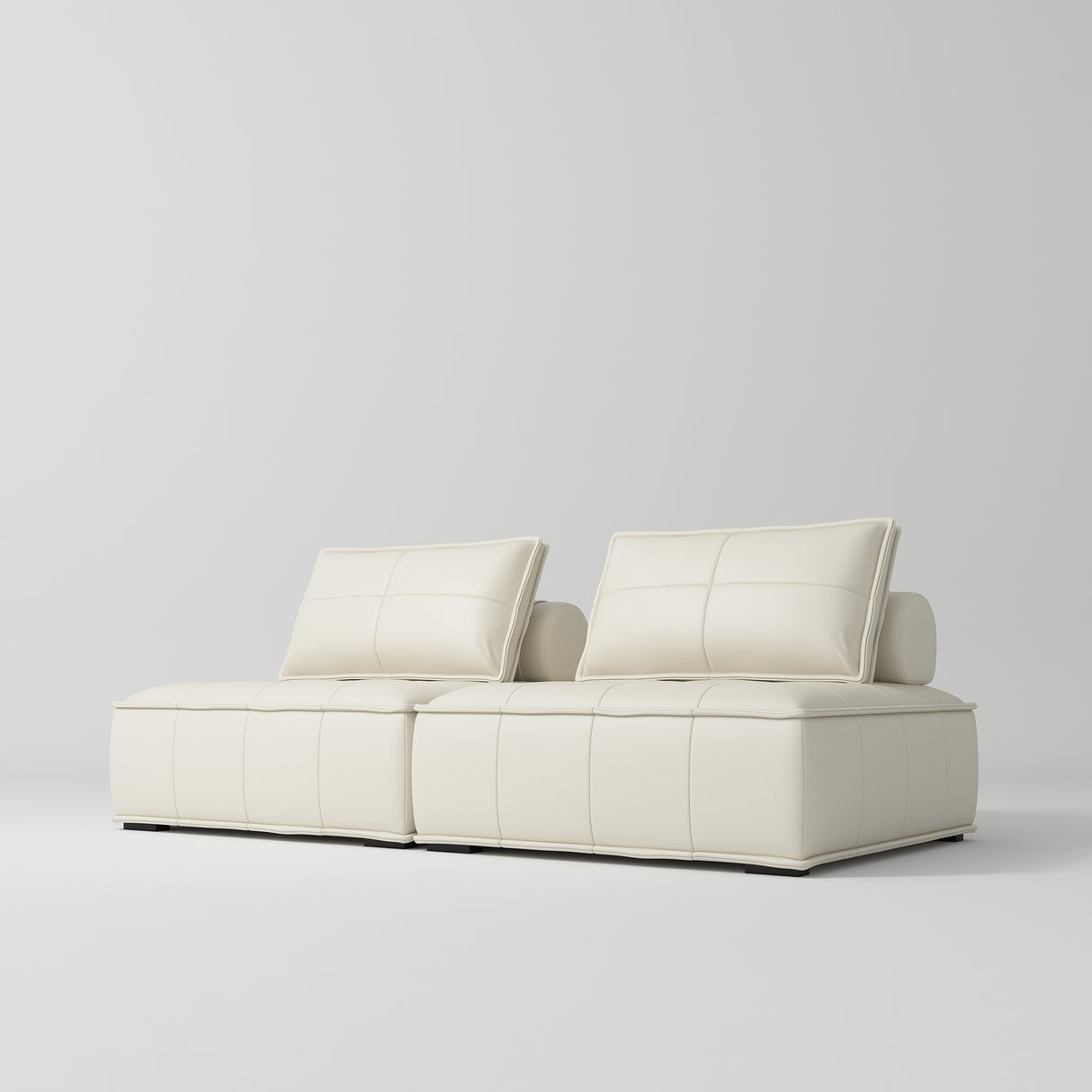 Manufakturo Complete Set 02 Reception Area - Chair & Sofa for Luxury Salon Waiting Area Creamy