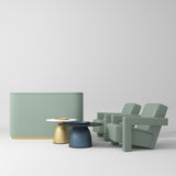 Manufakturo Complete Set 01 Reception Area for Luxury Salon Waiting Area Olive