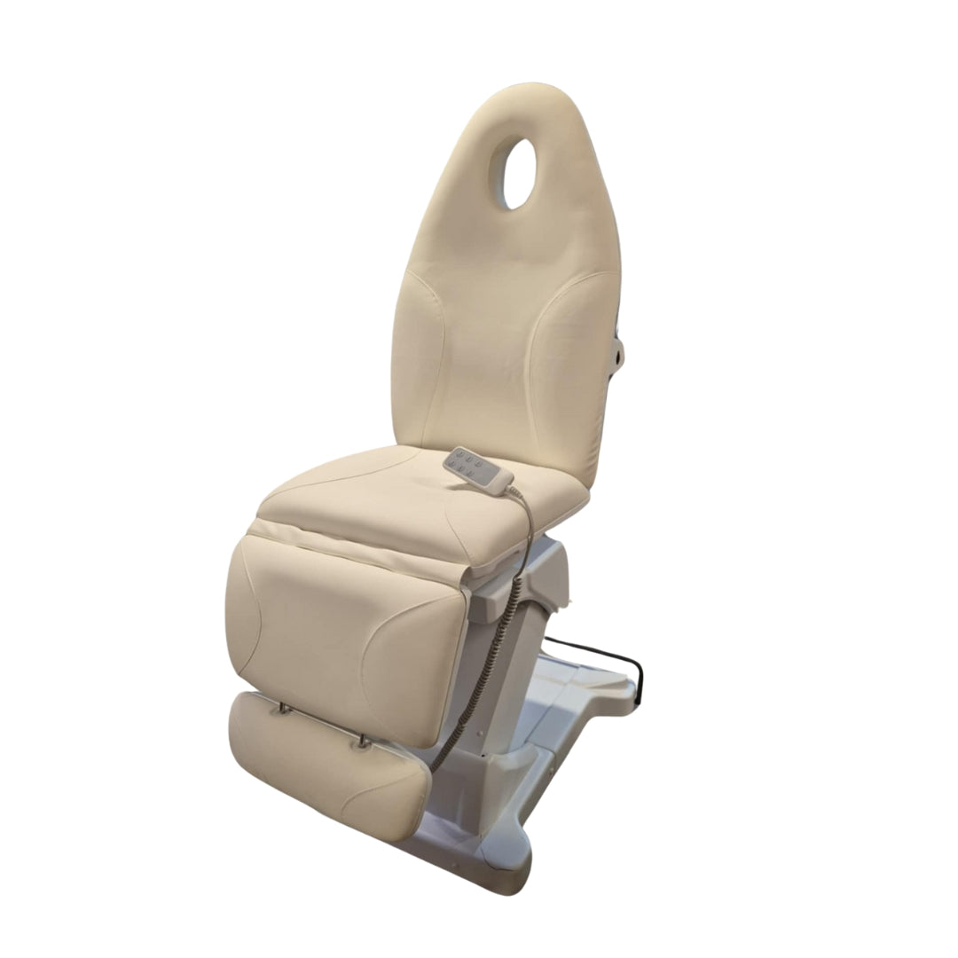 Sillon Cosmetic Chair Electric Basic 3 Actuators Swivel Cream OUTLET