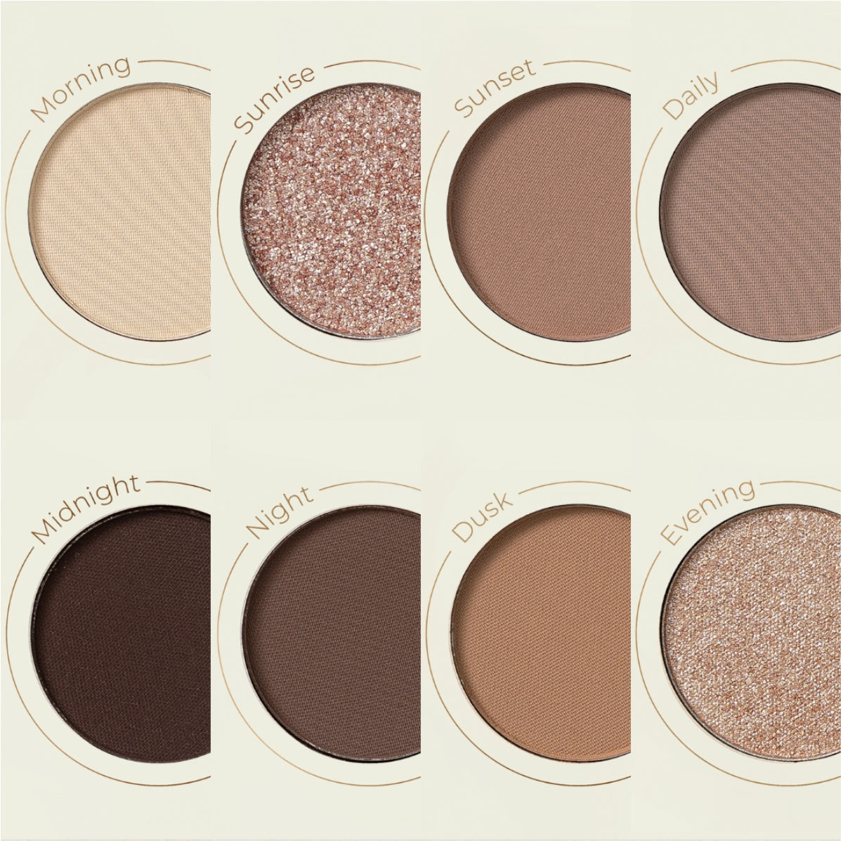 Affect Day to Night Eyeshadows Palette Nude Colours